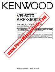 Voir KRF-X9060D pdf Manuel d'utilisation anglais
