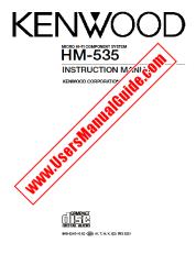 Voir HM-535 pdf Manuel d'utilisation anglais