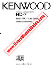 Vezi HD-7 pdf Engleză Manual de utilizare