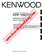 Ver KRF-V8070D pdf Manual de usuario en ingles