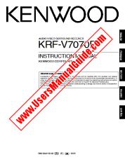 Ver KRF-V7070D pdf Manual de usuario en ingles