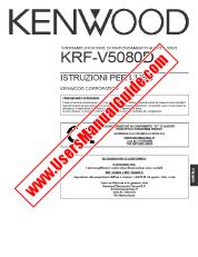 Ver KRF-V5080D pdf Manual de usuario italiano