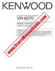 View VR-8070 pdf French User Manual