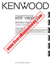 Ver KRF-V8080D pdf Manual de usuario en ingles