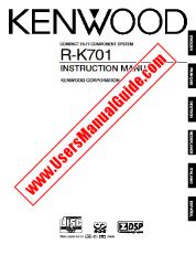 Voir R-K701 pdf Manuel d'utilisation anglais