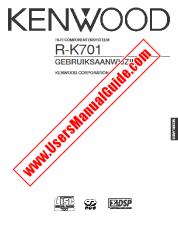 Ver R-K701 pdf Manual de usuario en holandés