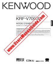 Ver KRF-V7090D pdf Manual de usuario en francés