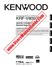 Visualizza KRF-V8090D pdf Manuale utente francese