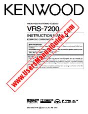 Voir VRS-7200 pdf Manuel d'utilisation anglais