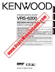 Ansicht VRS-6200 pdf Deutsch, Niederländisch, Italienisch, Spanisch Benutzerhandbuch