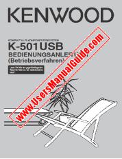 Vezi K-501USB pdf Manual de utilizare germană