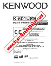 Ver K-501USB pdf Manual de usuario en italiano (leído antes de usar)