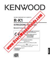 Ansicht R-K1 pdf Italienisch Benutzerhandbuch
