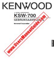 Voir KSW-700 pdf Manuel de l'utilisateur Néerlandais