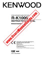 Vezi R-K1000 pdf Engleză Manual de utilizare