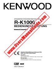 Voir R-K1000 pdf Mode d'emploi allemand