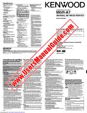 Vezi MGR-A7 pdf Spaniolă (MANUAL QUICK START) Manual de utilizare