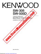 Ver SW-505D pdf Manual de usuario en ingles