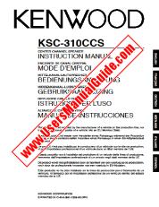 Voir KSC-310CCS pdf Anglais, français, allemand, néerlandais, italien, espagnol Manuel de l'utilisateur