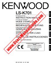 Ansicht LS-K701 pdf Englisch, Französisch, Deutsch, Niederländisch, Italienisch, Spanisch Bedienungsanleitung