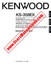Visualizza KS-358EX pdf Manuale utente inglese, francese, spagnolo