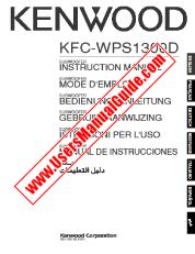 View KFC-WPS1300D pdf English, French, German, Dutch, Italian, Spanish, Arabic User Manual