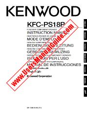 Voir KFC-PS18P pdf Anglais, français, allemand, néerlandais, italien, espagnol, Manuel de l'utilisateur Arabe
