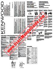 View KFC-X1710P pdf English, French, German, Dutch, Italian, Spanish User Manual