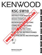Ansicht KSC-SW10 pdf Englisch, Französisch, Deutsch, Niederländisch, Italienisch, Spanisch, Russisch Benutzerhandbuch