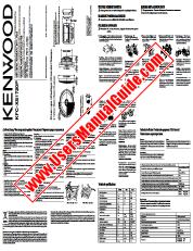 Ansicht KFC-XS1720P pdf Deutsch, Niederländisch, Italienisch, Russisch Benutzerhandbuch