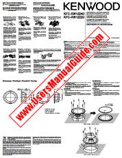 Vezi KFC-XW1222D pdf Germană, olandeză, italiană, Manual de utilizare rusă
