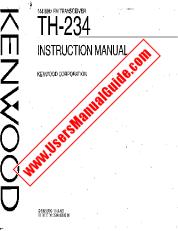 Ver TH-234 pdf Manual de usuario en ingles