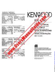 Ver KDC-CPS81 pdf Manual de usuario en ingles