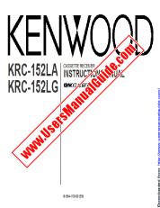 Ver KRC-152LA pdf Manual de usuario en ingles