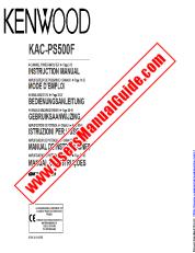 Visualizza KAC-PS500F pdf Manuale utente inglese