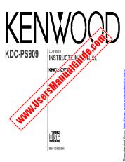 Ver KDC-PS909 pdf Manual de usuario en ingles