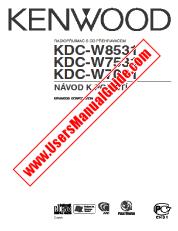 Ver KDC-W8531 pdf Manual de usuario checo