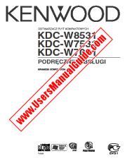 Voir KDC-W7031 pdf Pologne Manuel de l'utilisateur