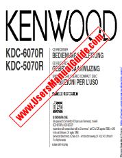 Ver KDC-5070R pdf Alemán, Holandés, Italiano Manual De Usuario