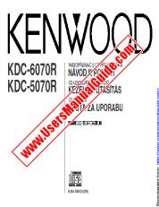 Ver KDC-5070R pdf Checo, húngaro, croata Manual del usuario
