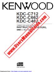 Voir KDC-C662 pdf Manuel d'utilisation anglais
