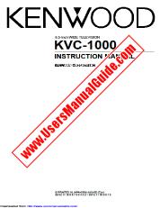 Ver KVC-1000 pdf Manual de usuario en ingles
