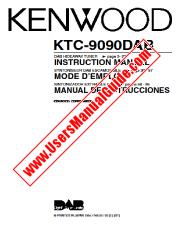 Voir KTC-9090DAB pdf Anglais, français, espagnol Manuel de l'utilisateur