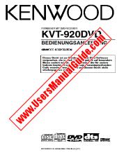 Voir KVT-920DVD pdf Mode d'emploi allemand