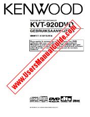 View KVT-920DVD pdf Dutch User Manual
