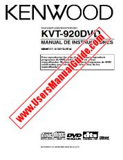Voir KVT-920DVD pdf Manuel de l'utilisateur espagnole