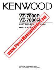 Vezi VZ-7000P pdf Engleză Manual de utilizare