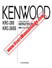 Voir KRC-265S pdf Manuel d'utilisation anglais
