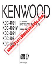 Voir KDC-306 pdf Manuel d'utilisation anglais