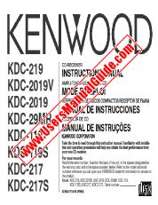 Voir KDC-2019 pdf Manuel d'utilisation anglais